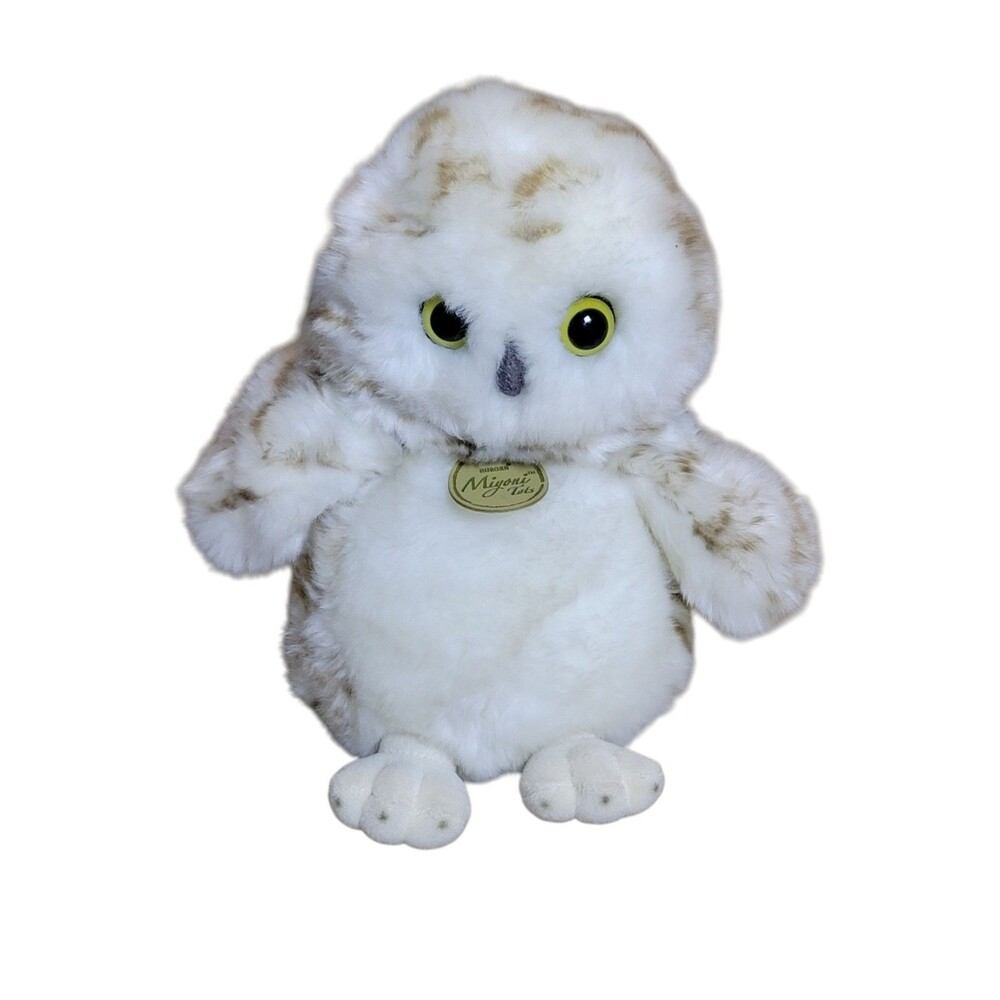2019 Miyoni Tots By Aurora Snow Owl Plush 9" Stuffed Animal